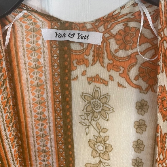 Yak & Yeti Boho Kimono Duster Womens OS - Picture 2 of 7